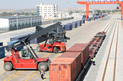 蘭州新區商投集團 中歐班列護航進出口貿易平穩有序